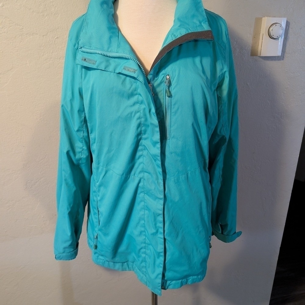 Women's Teal Jacket Zero Exposure Outdoor Winter Sz‎ XL